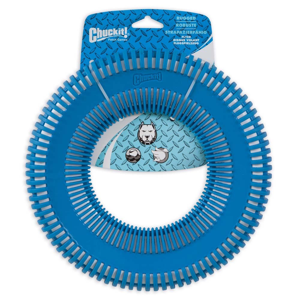 Chuckit! Rugged Flyer Disc Dog Toy Medium Assorted Colors