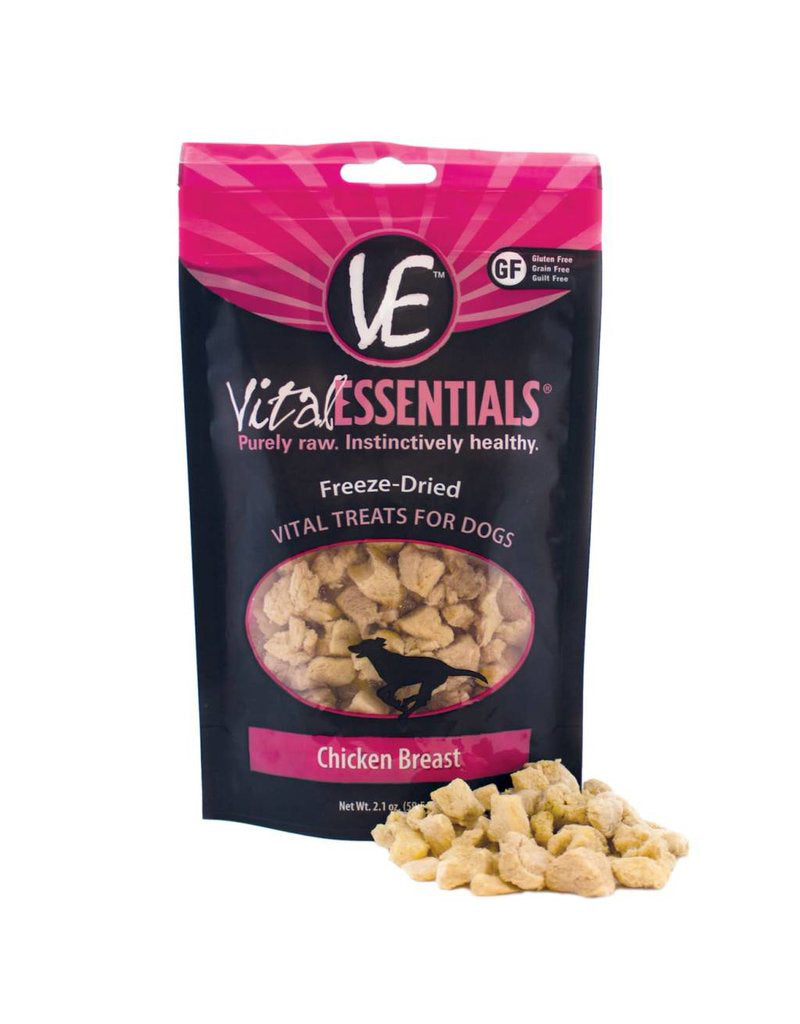 Vital Essentials FD Vital Treats Diced Chicken Breast 2.1oz