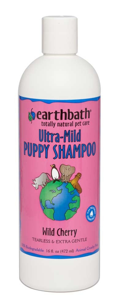 Earthbath Ultra-Mild Puppy Shampoo, Wild Cherry 16oz