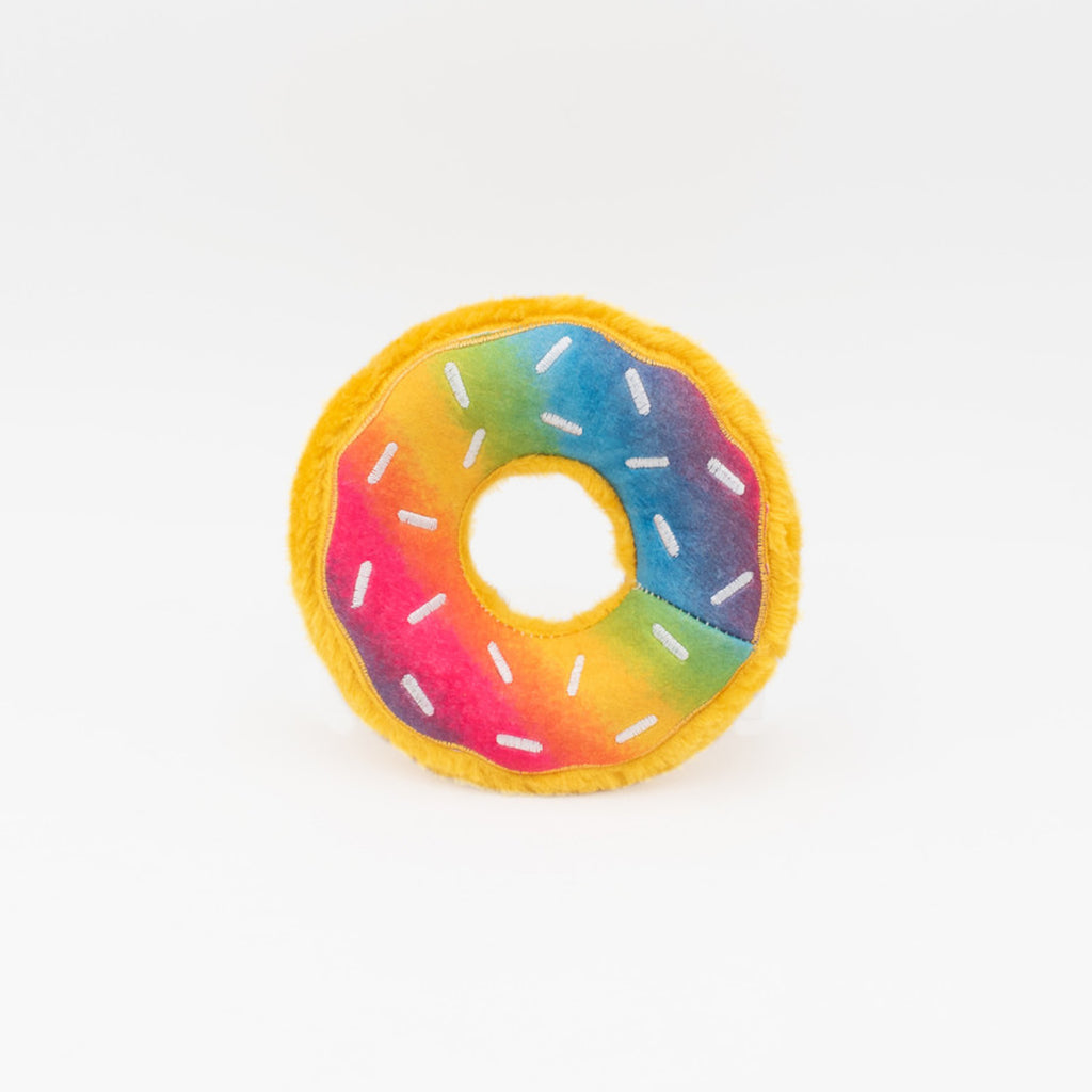 ZippyPaws Rainbow Donutz Dog Toy