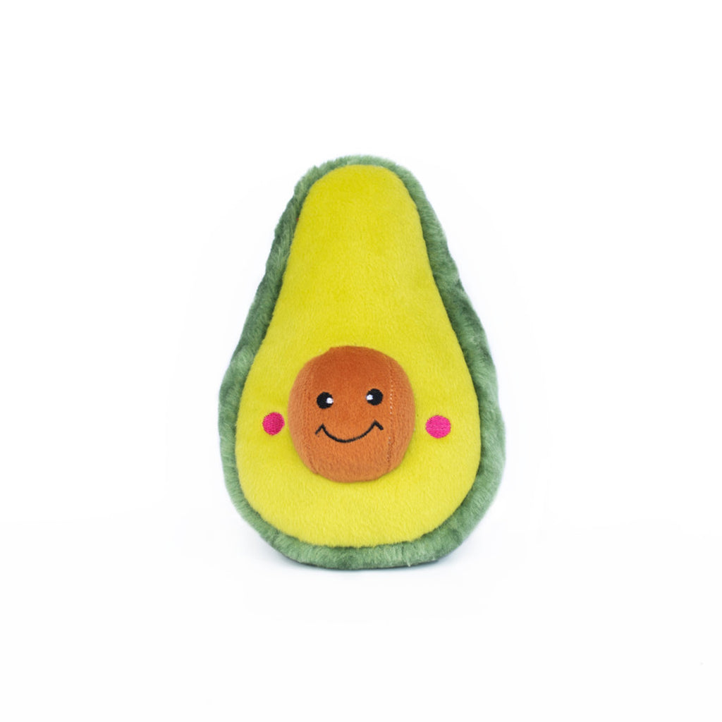 ZippyPaws NomNomz Squeaker Dog Toy - Avocado, Medium