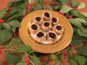DIY Holiday Thumbprint Dog Cookies