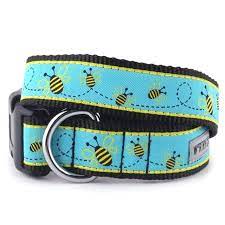 The Worthy Dog Busy Bee Dog Collar Size Large