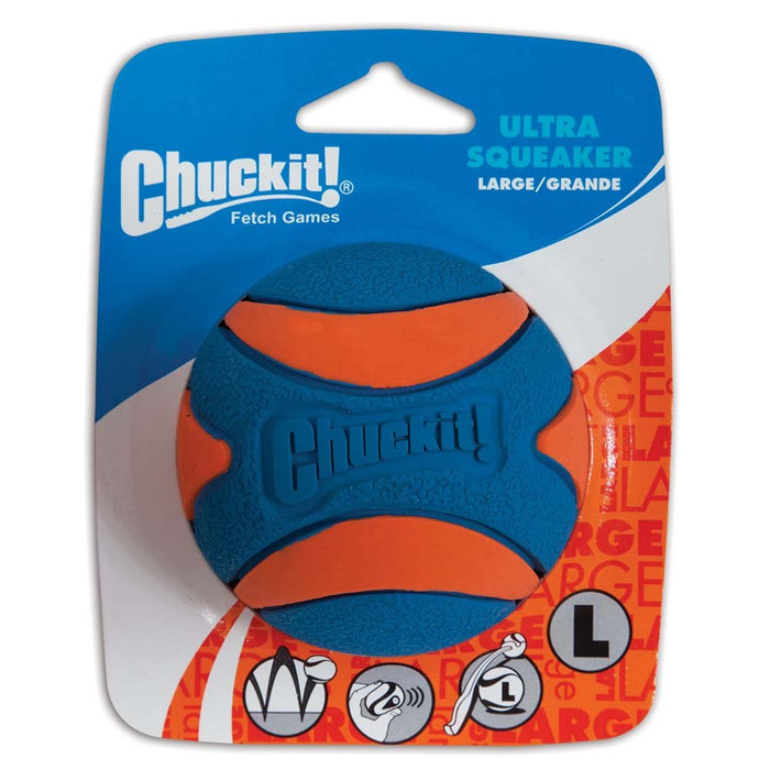 Chuckit! Ultra Squeaker Ball for Dogs - Large Size
