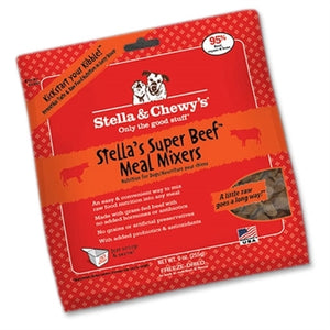 Stella and Chewy's Freeze Dried Beef Food Mixers for Dogs 18 Oz
