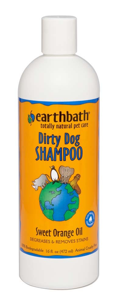 Earthbath Dirty Dog Shampoo, Sweet Orange Oil 16oz