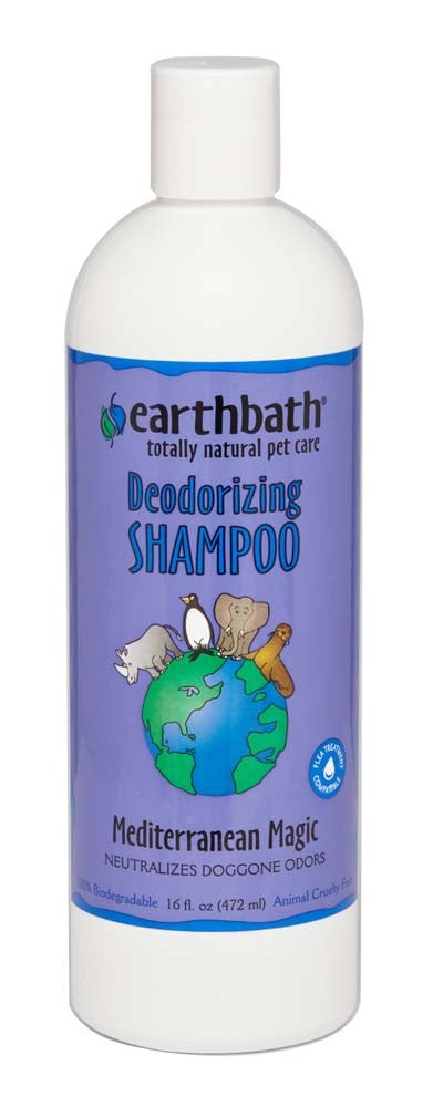 Earthbath Deodorizing Shampoo for Dogs, Mediterranean Magic 16oz