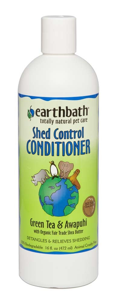 Earthbath Shed Control Conditioner, Green Tea & Awapuhi 16oz