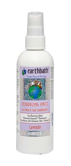 Earthbath 3-IN-1 Deodorizing Spritz for Dogs, Lavender 8oz