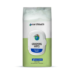 Earthbath Grooming Wipes, Green Tea  Awapuhi 1ea/100 ct