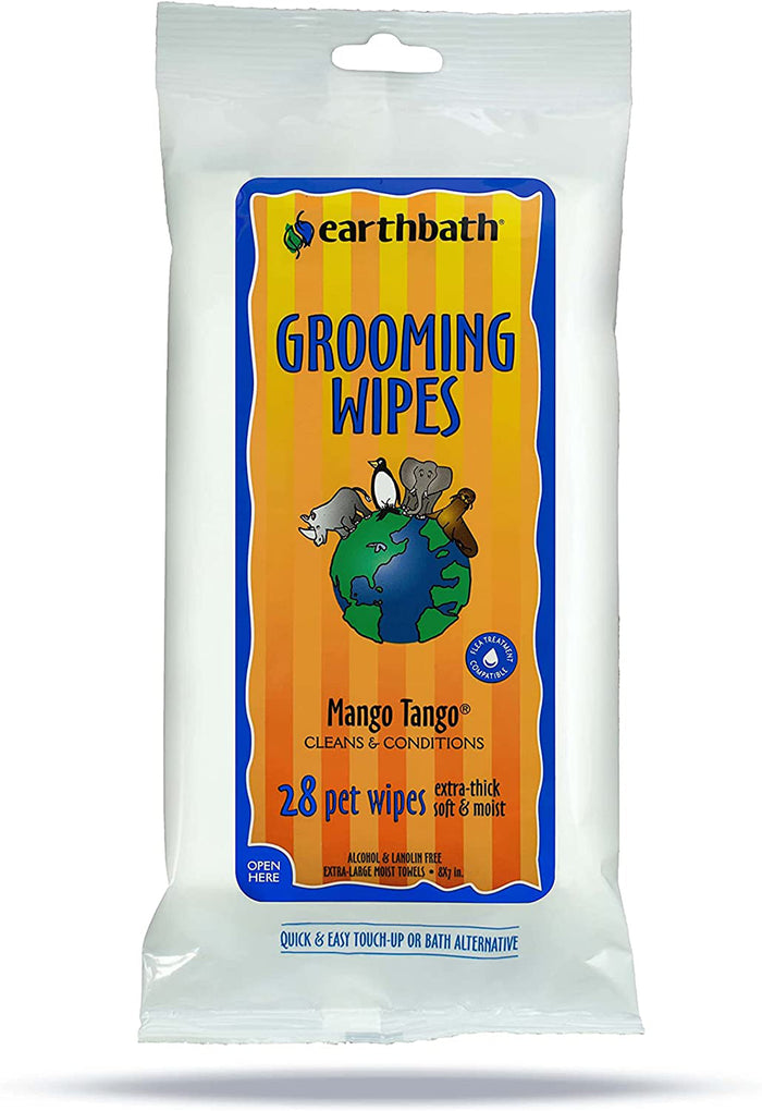 Earthbath Grooming Wipes, Greenapuhi 28 C Tea and Awt