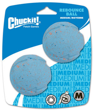 Chuckit! Rebounce Ball Dog Toy Assorted 2 Pack Medium