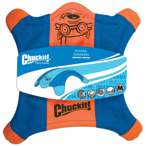 Chuckit! Flying Squirrel Dog Toy Blue/Orange Medium