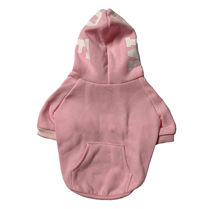 Fashion Pet Cosmo Woof Hoodie Pink Extra Large