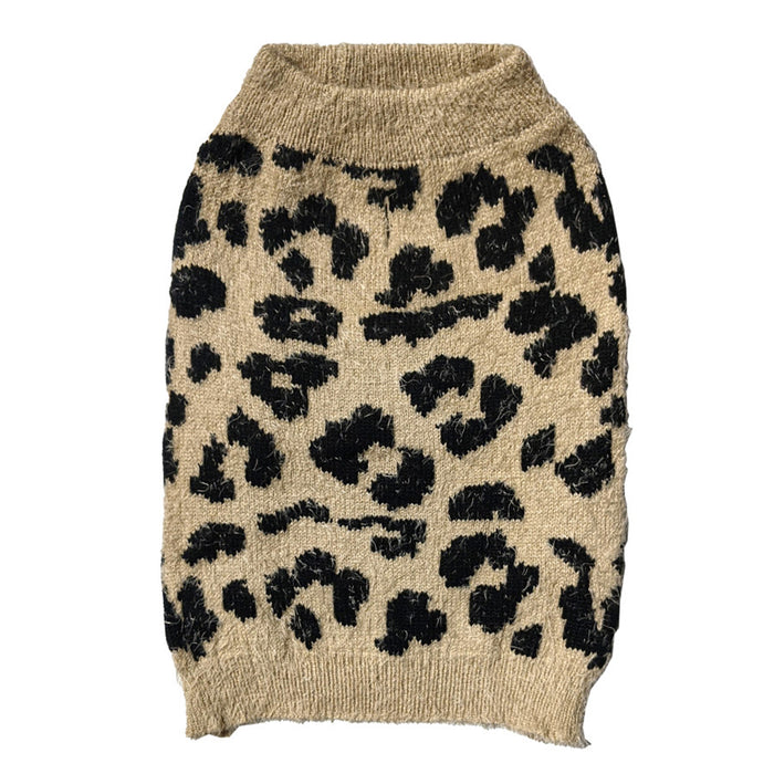 Fashion Pet Cosmo Animal Sweater Taupe Medium