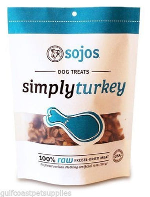 Sojos Simply Turkey Dog Treats 4oz.