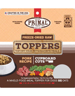 Primal Dog-Cat Fd Raw Topper Cupboard Cuts Pork 3.5Oz