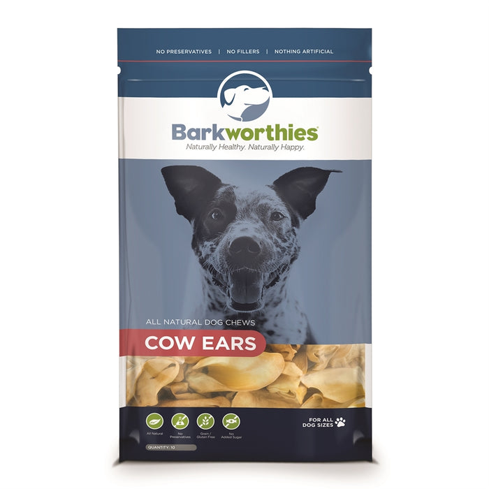 Barkworthies Cow Ears 10 Pack