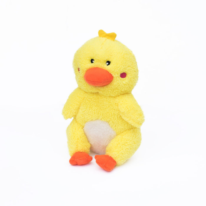 ZippyPaws Cheeky Chumz Duck Squeaker Dog Toy - Medium Size