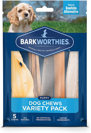 Barkworthies Puppy Variety Pack Dog Chews