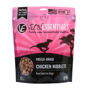 Vital Essentials Chicken Nibblets Dog Treats 16oz