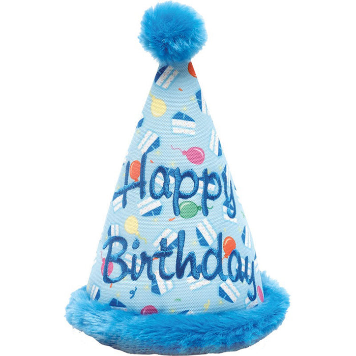Worthy Dog Birthday Hat Blue