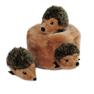 ZippyPaws Zippy Burrow Dog Toy Hedgehog Den - Interactive Puzzle Toy for Dogs
