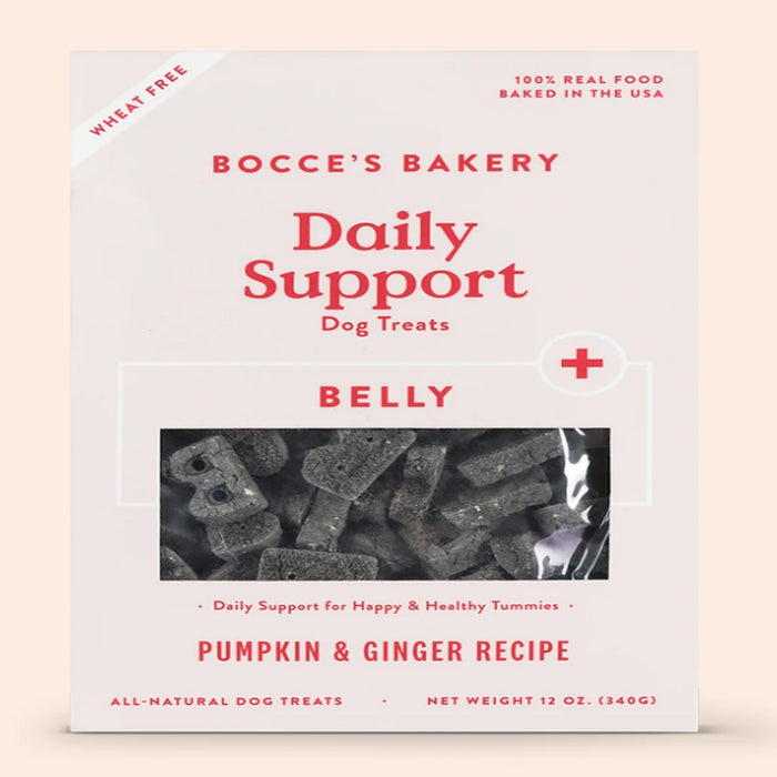Bocce's Bakery Belly Aid Pumpkin Dog Treats 12oz.