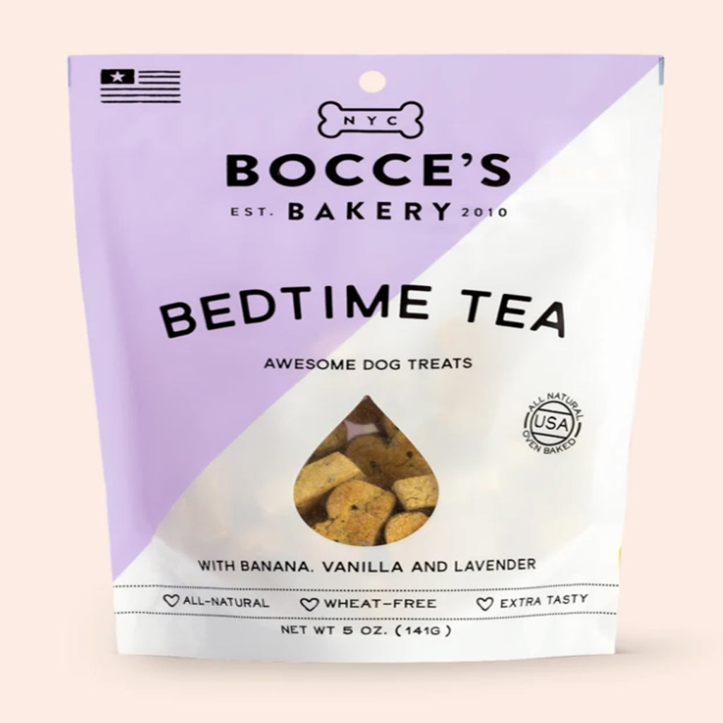 Bocce's Bakery Bedtime Tea Calming Dog Treats 5oz.