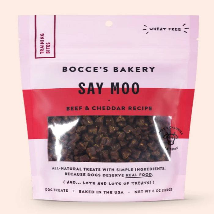 Bocce's Bakery Say Moo Dog Training Treats 6oz
