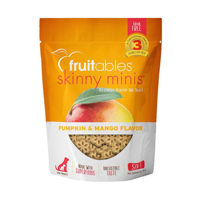 Fruitables Skinny Minis Soft Dog Treats
Pumpkin Mango 5 oz