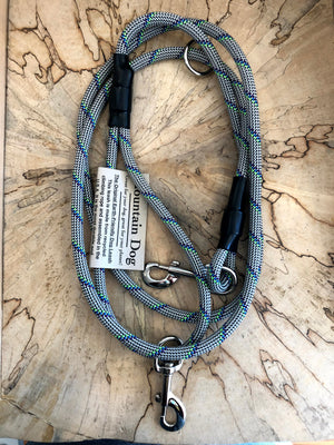 Upcycled Mountain Dog Original Earth-Friendly 7 Foot Dog Versatile Leash