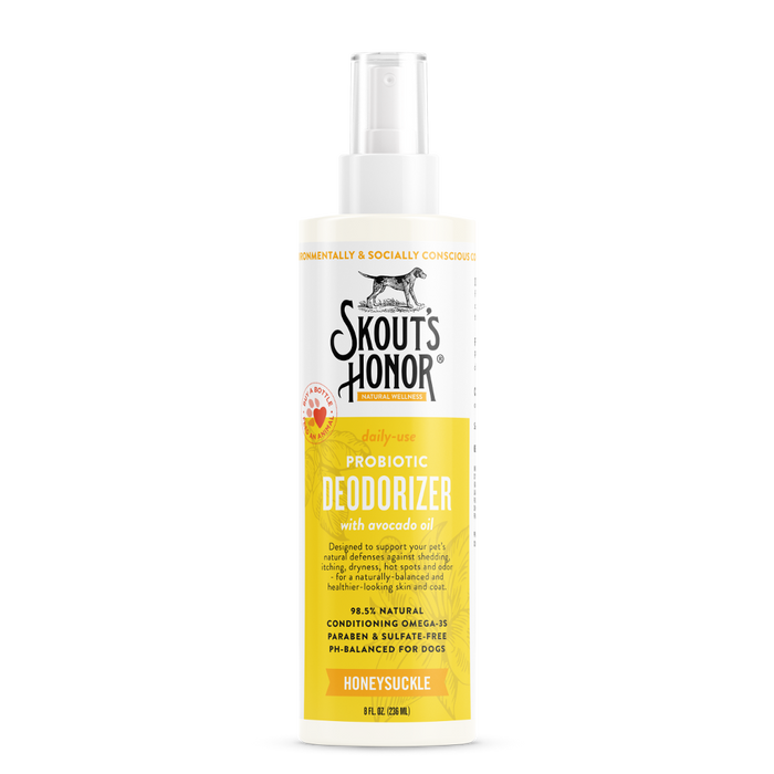 Skout's Honor Honeysuckle Probiotic Deodorizer for Dogs (8 fl oz)