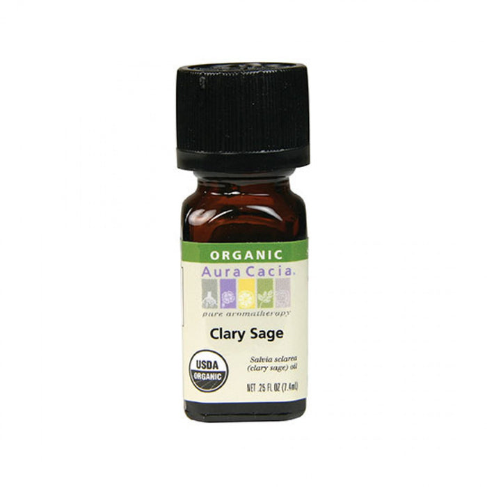 Aura Cacia - Organic Clary Sage Essential Oil (0.25 fl oz)